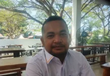 Jalan Berdebu Camat Langkahan  Surati BPBD Aceh Utara